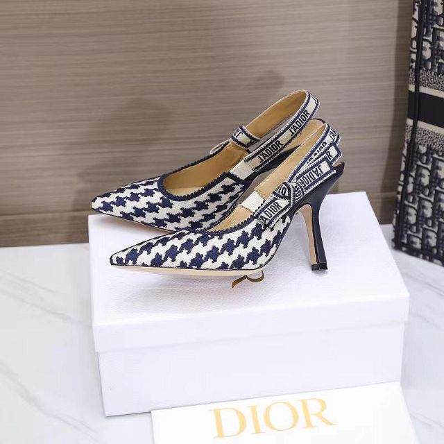 Dior orignal cotton pump DS0206 dakr blue