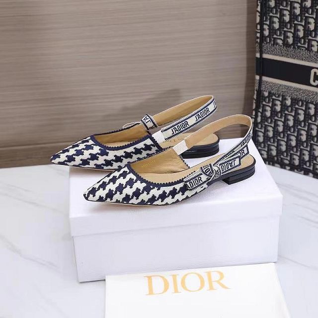 Dior orignal cotton pump DS0206 dakr blue