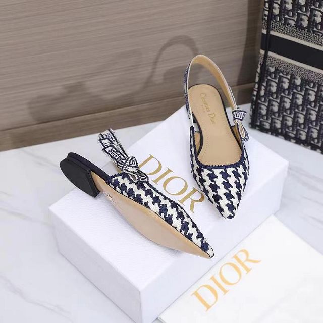 Dior orignal cotton pump DS0206 dakr blue