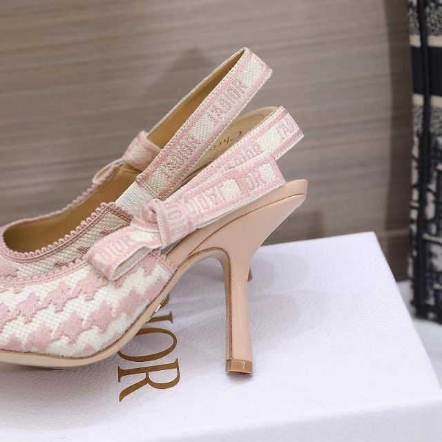 Dior orignal cotton pump DS0206 pink