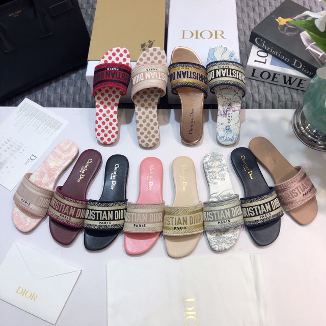 Dior orignal cotton slide DS0189