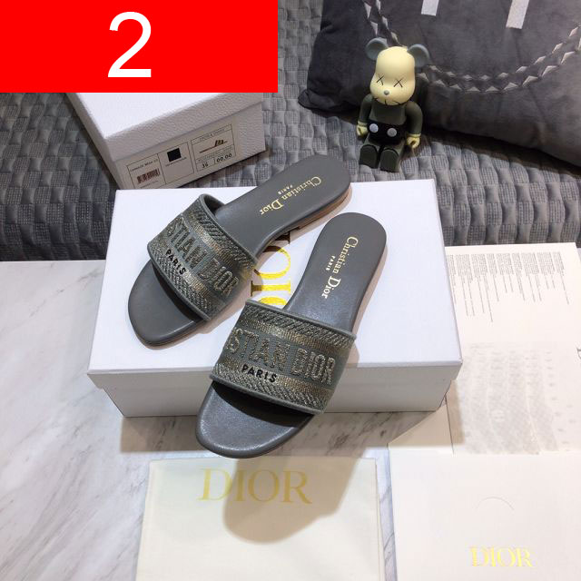 Dior orignal cotton slide DS0189