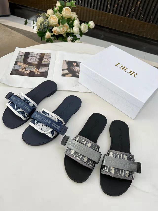 Dior orignal cotton slide DS0203