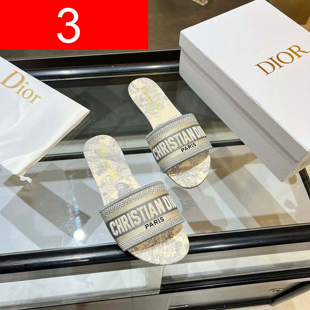 Dior orignal cotton slide DS0217