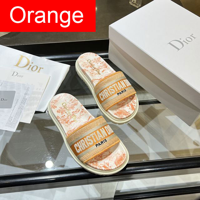 Dior orignal cotton slide DS0218