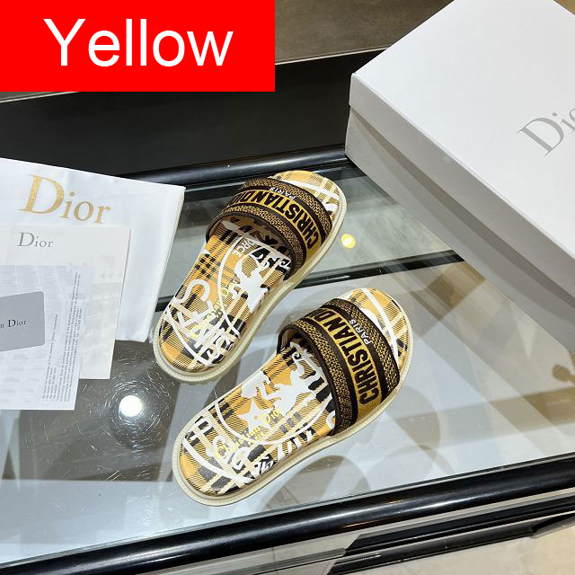 Dior orignal cotton slide DS0218