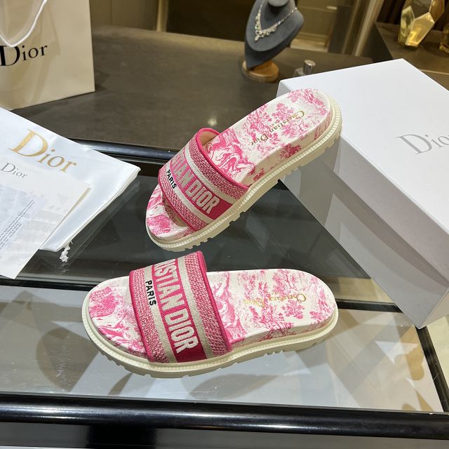 Dior orignal cotton slide DS0218