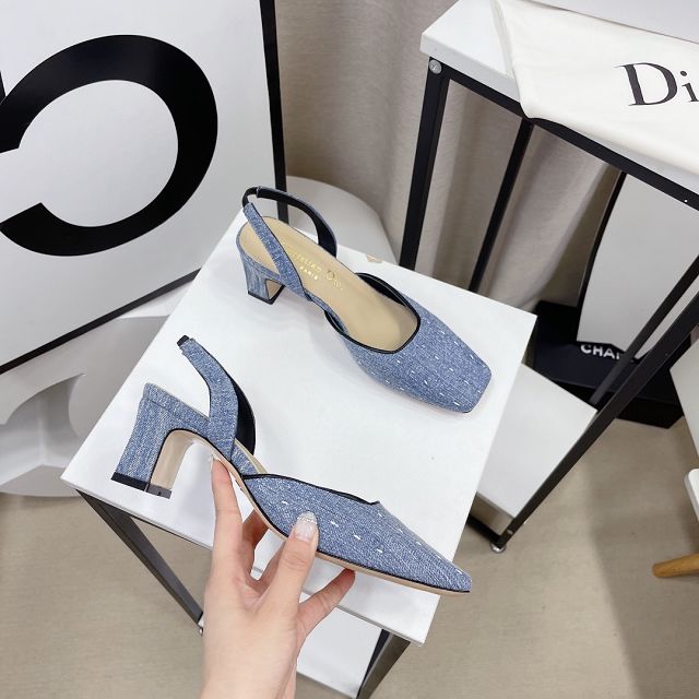 Dior orignal denim 55mm pump DS0210