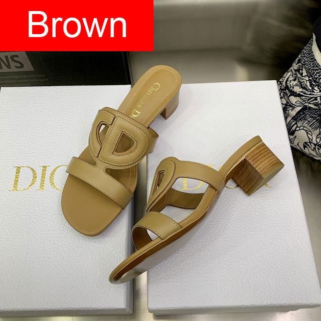 Dior orignal lambskin 45mm sandal DS0199