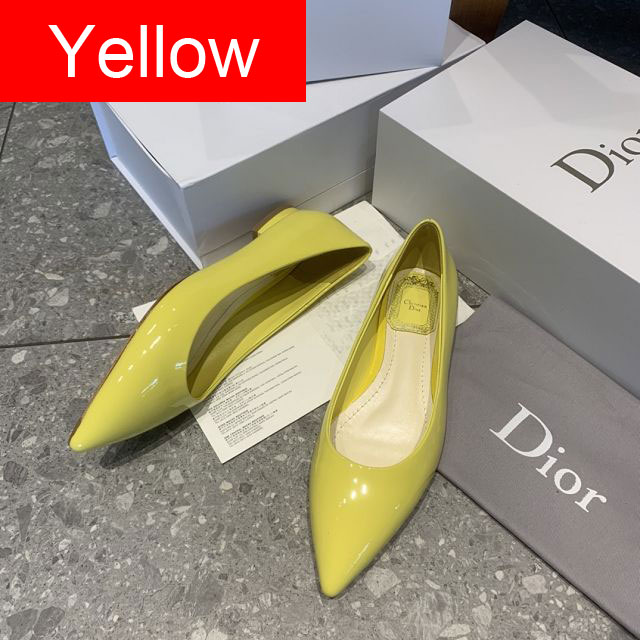 Dior orignal patent calfskin flat DS0207