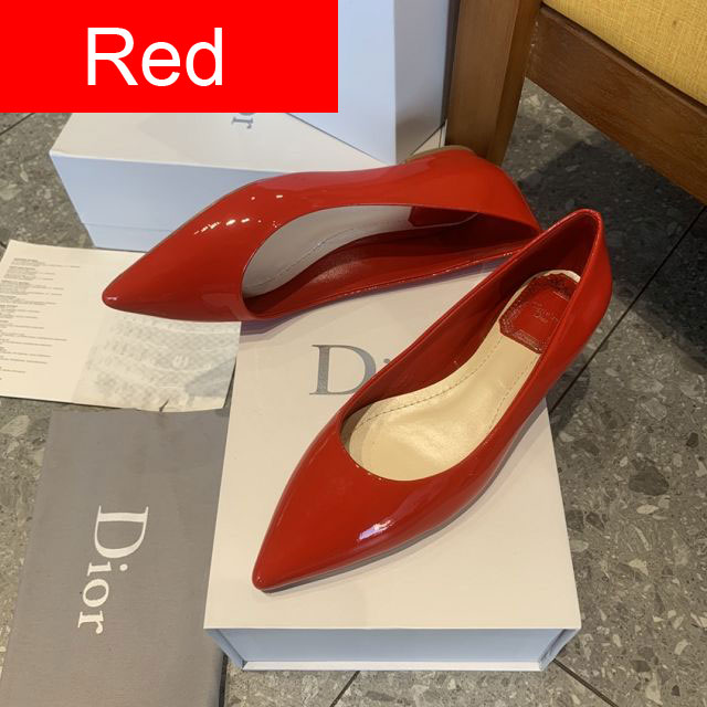 Dior orignal patent calfskin flat DS0207