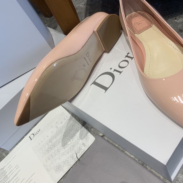 Dior orignal patent calfskin flat DS0207