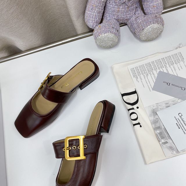 Dior orignal calfskin flat DS0233