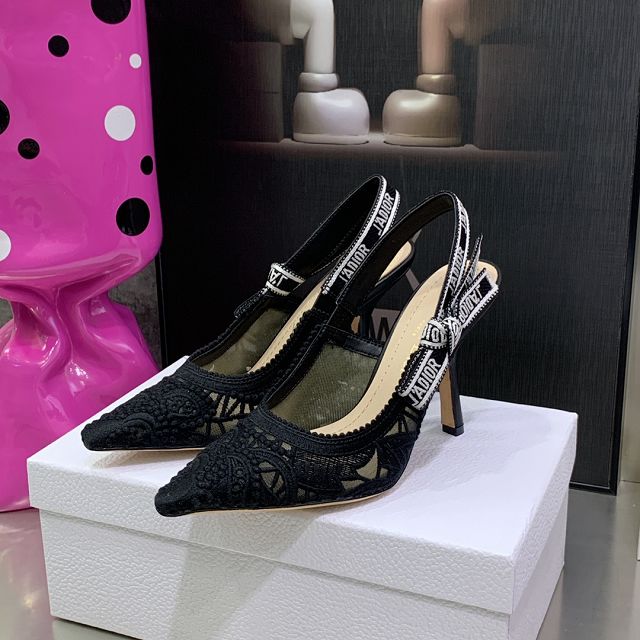 Dior orignal cotton pump DS0232 black