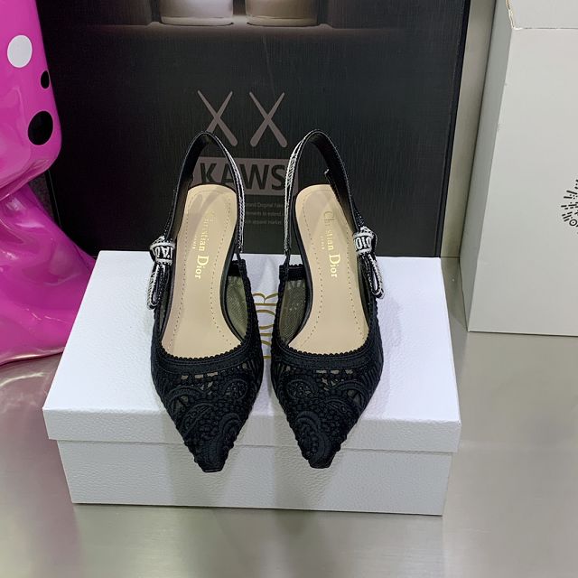 Dior orignal cotton pump DS0232 black