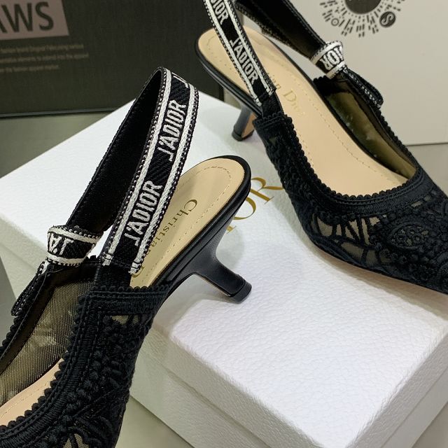 Dior orignal cotton pump DS0232 black