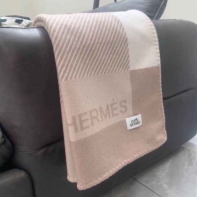 Hermes original wool riviera blanket HB081 beige