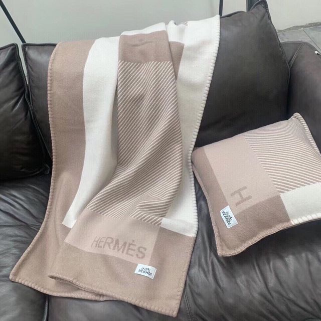 Hermes original wool riviera blanket HB081 beige