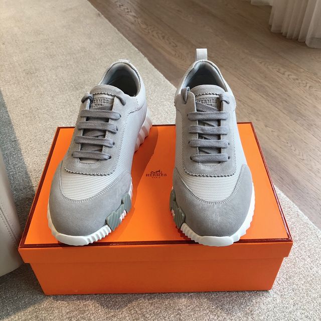 Hermes knit&suede bouncing sneaker HS0123