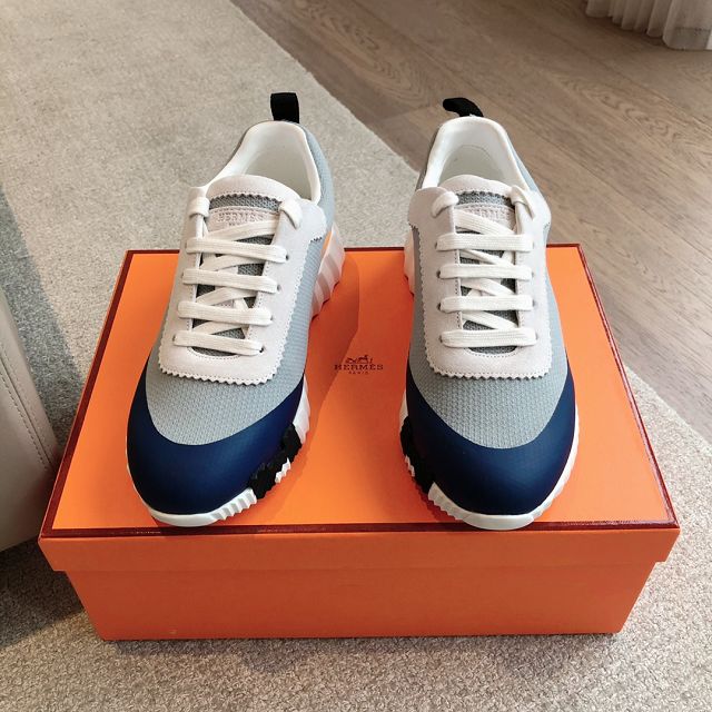 Hermes knit&suede bouncing sneaker HS0125