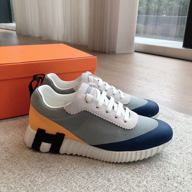 Hermes knit&suede bouncing sneaker HS0125