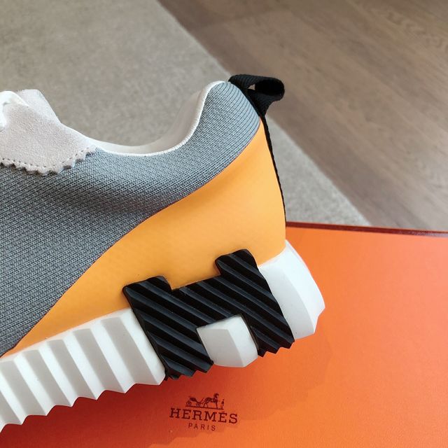 Hermes knit&suede bouncing sneaker HS0125