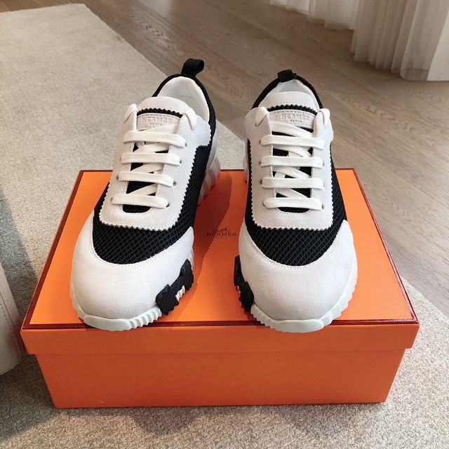 Hermes knit&suede bouncing sneaker HS0124