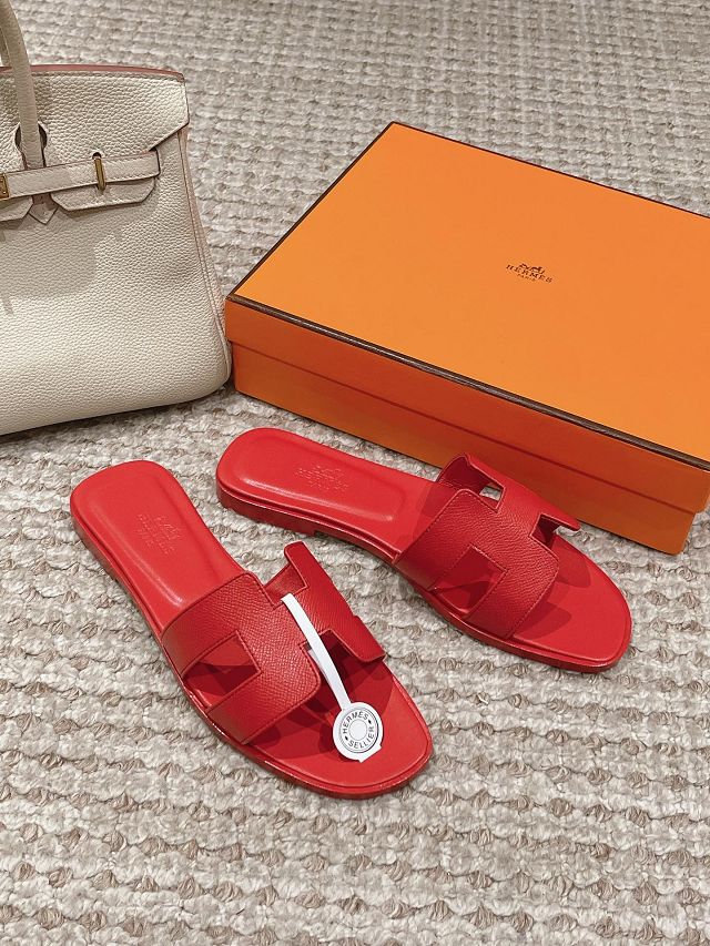 Hermes epsom leather oran sandal HS0131