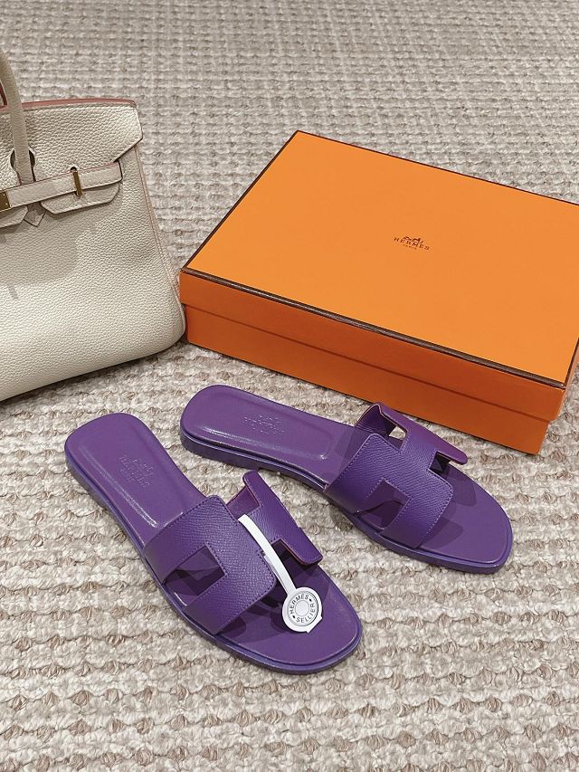 Hermes epsom leather oran sandal HS0131