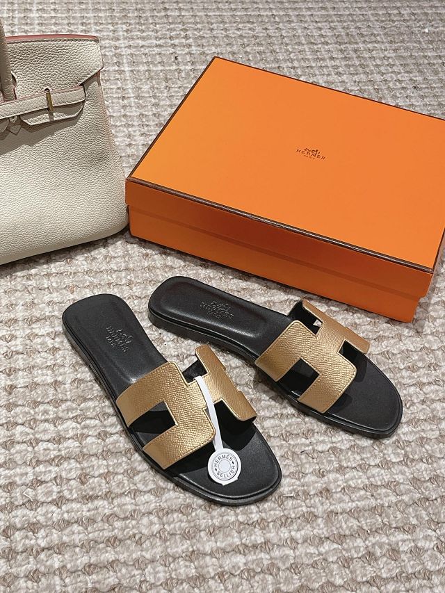 Hermes epsom leather oran sandal HS0131