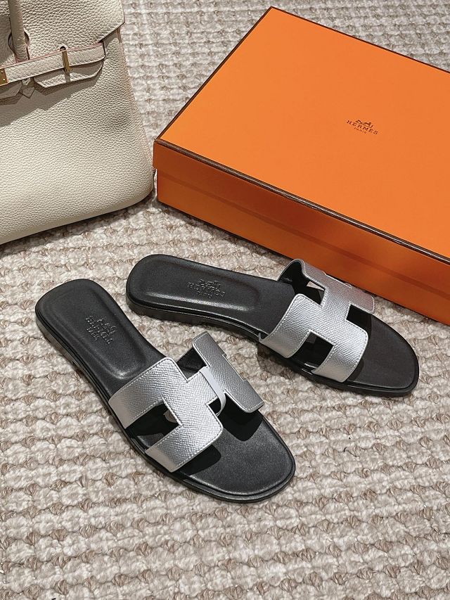 Hermes epsom leather oran sandal HS0131