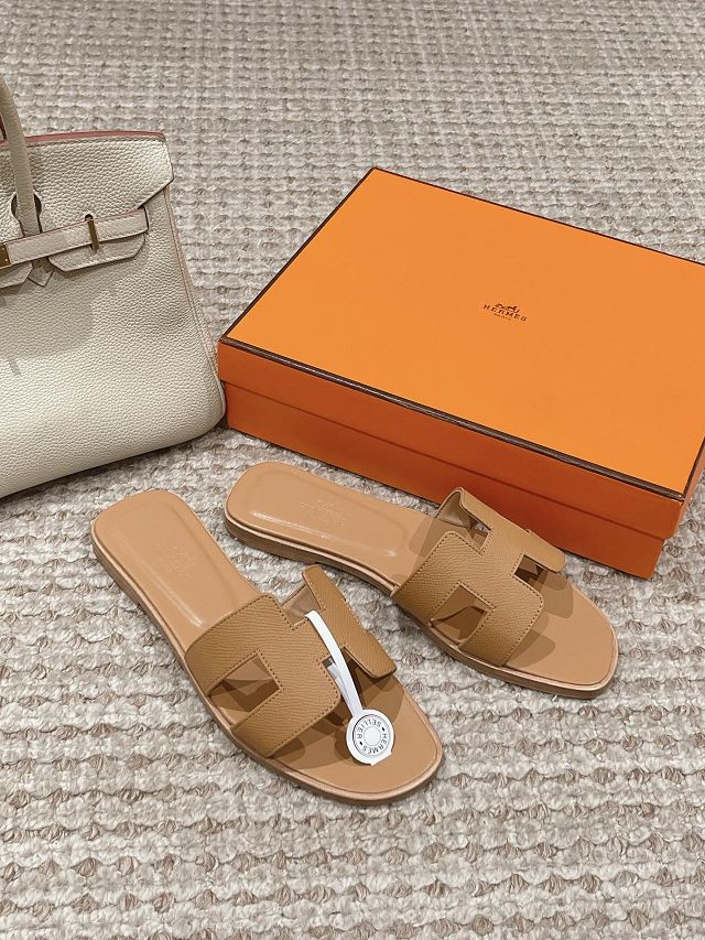 Hermes epsom leather oran sandal HS0131