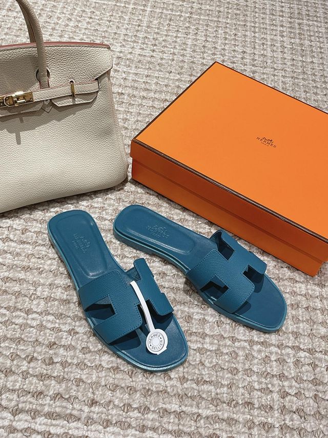 Hermes epsom leather oran sandal HS0132	