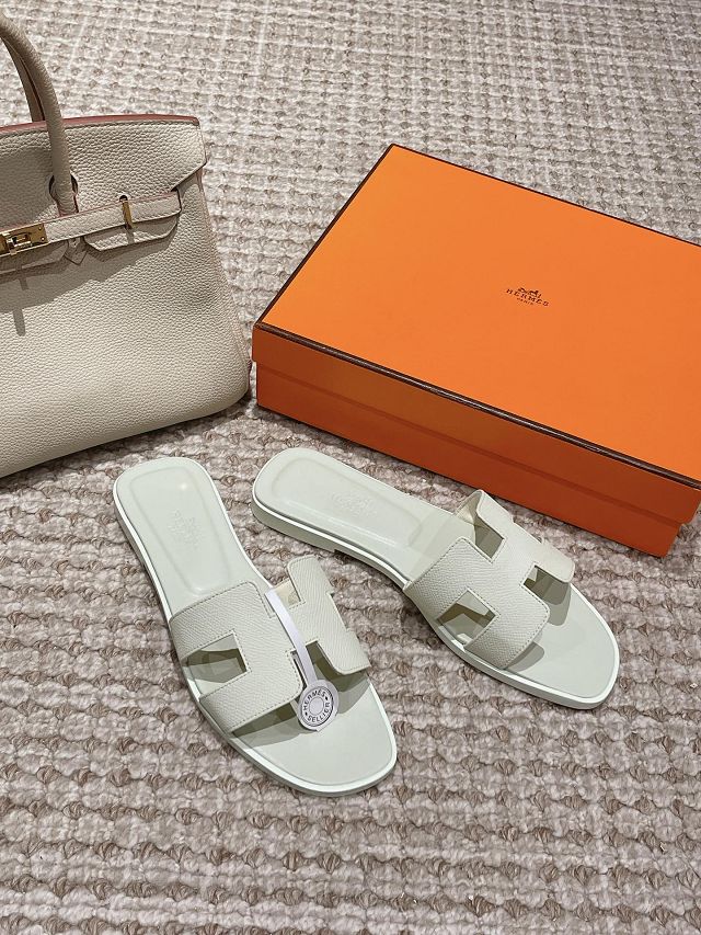 Hermes epsom leather oran sandal HS0132	