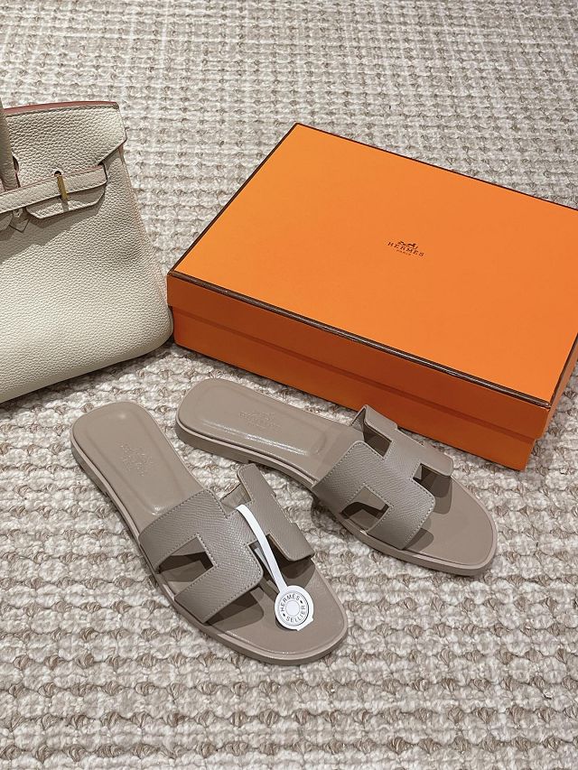 Hermes epsom leather oran sandal HS0132	