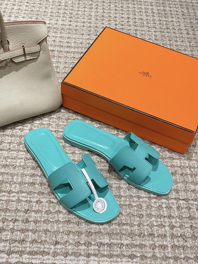 Hermes epsom leather oran sandal HS0132	