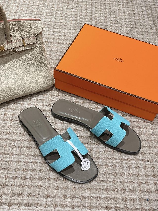 Hermes epsom leather oran sandal HS0132	