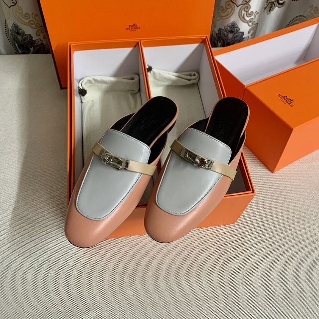 Hermes goatskin oz mule HS0128