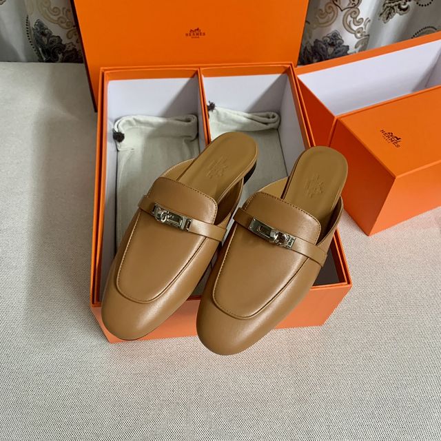 Hermes goatskin oz mule HS0128