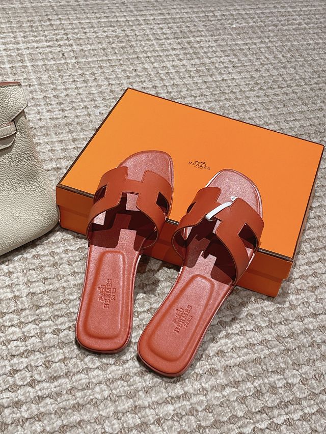 Hermes swift leather oran sandal HS0134