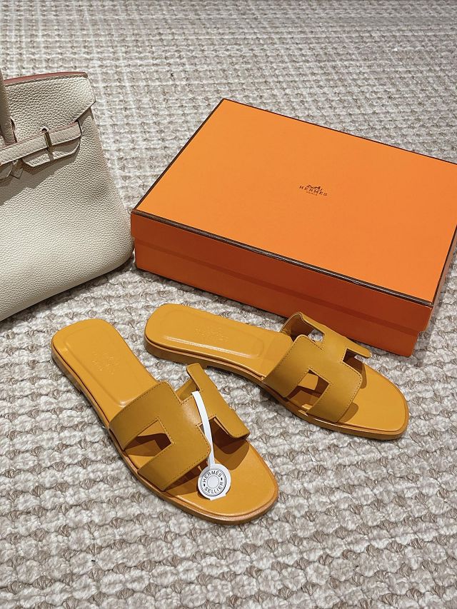 Hermes swift leather oran sandal HS0134