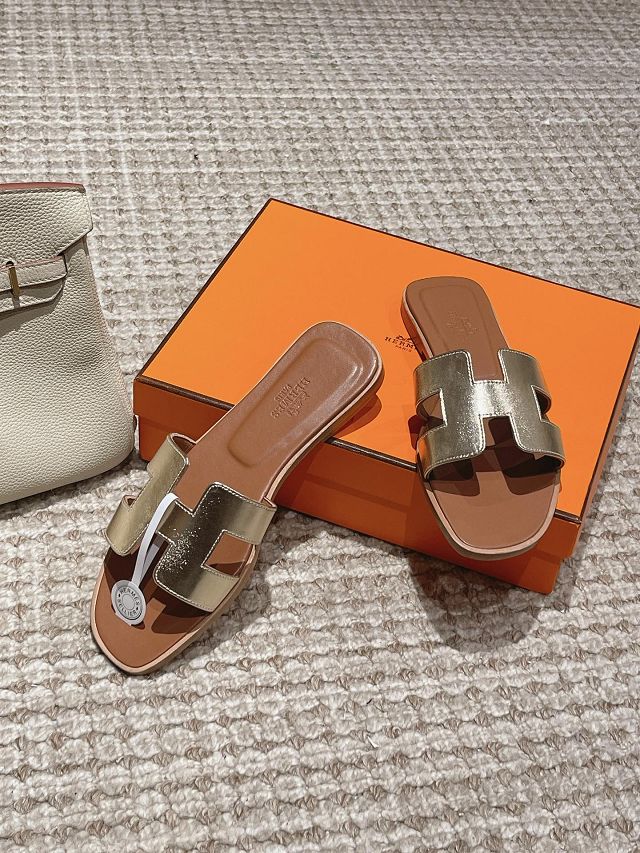 Hermes swift leather oran sandal HS0134