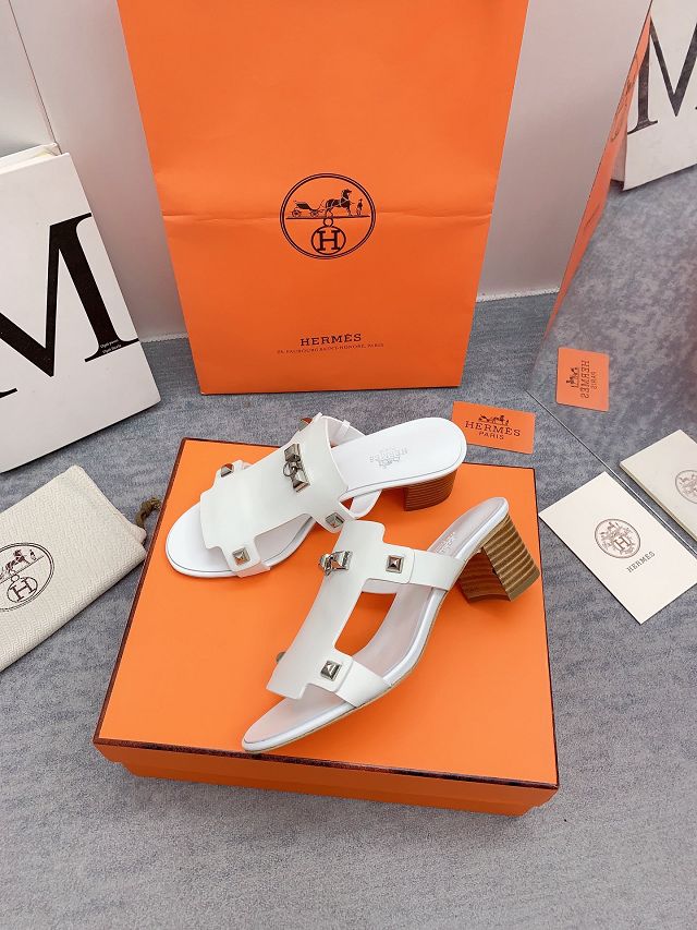 Hermes calfskin intuition 65mm sandal HS0150