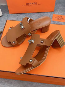 Hermes calfskin intuition 65mm sandal HS0150