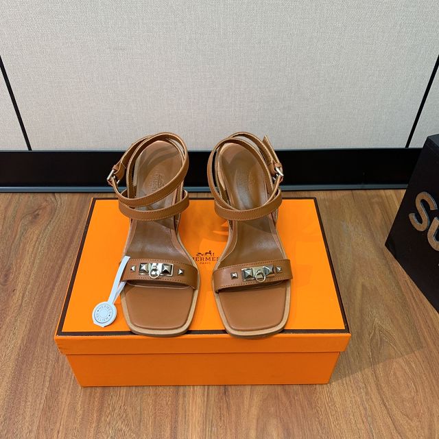 Hermes calfskin ivresse 65mm sandal HS0146