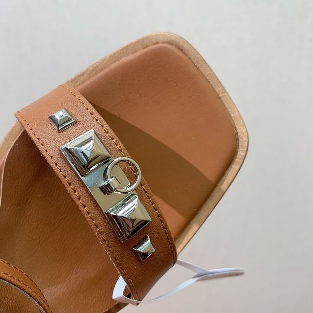 Hermes calfskin ivresse 65mm sandal HS0146