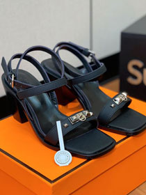 Hermes epsom leather ivresse 65mm sandal HS0147