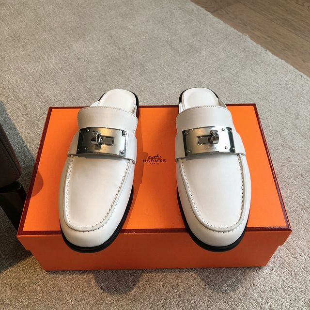 Hermes calfskin Iota mule HS0179