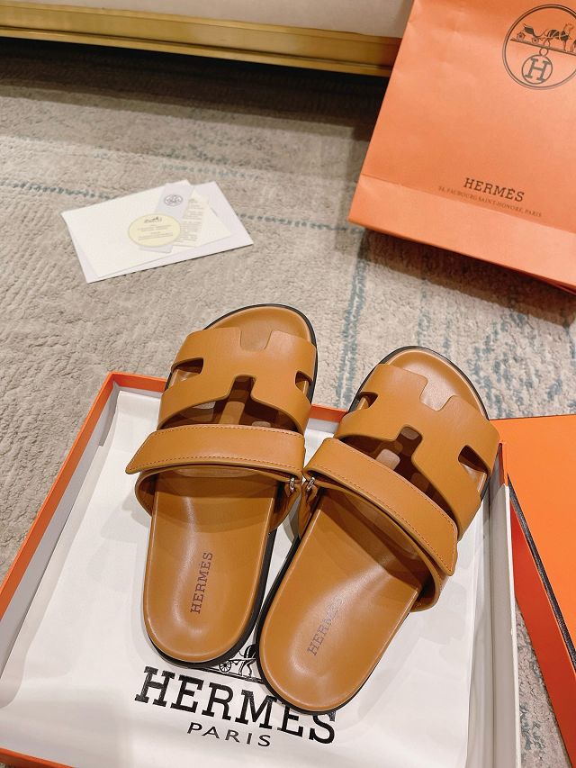 Hermes calfskin chypre sandal HS0167