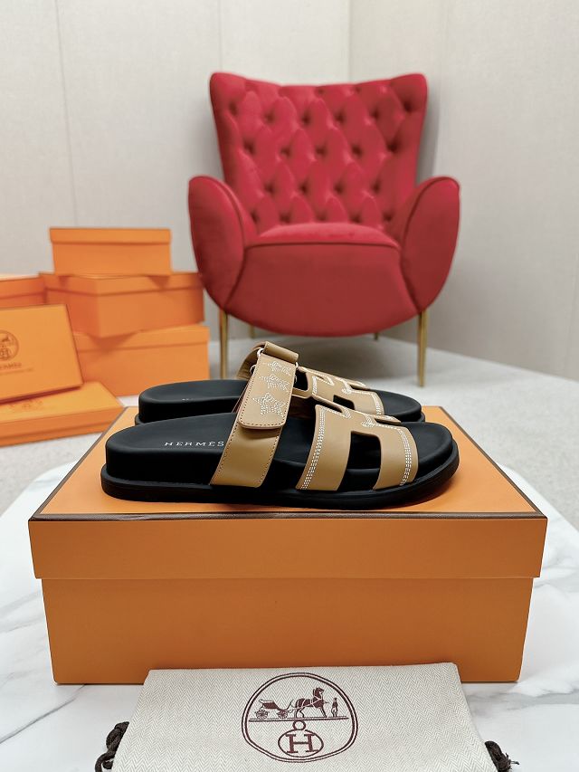 Hermes calfskin chypre sandal HS0172